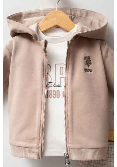 U.S. Polo Assn. Erkek Bebek Kahverengi Takım Usb2579-c-v1 Kahverengi