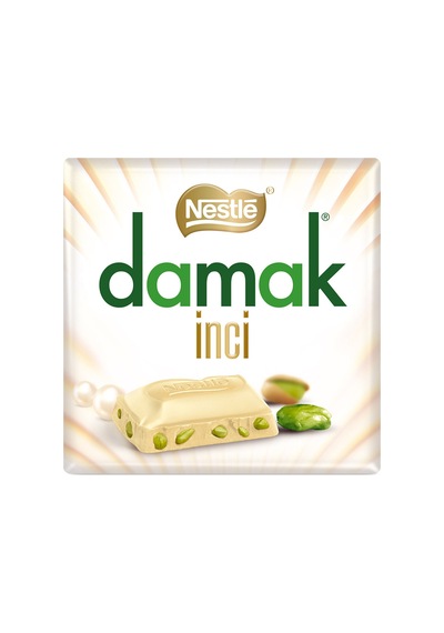 5 Adet Nestle Damak İnci Antep Fıstıklı Beyaz Çikolata 60 G