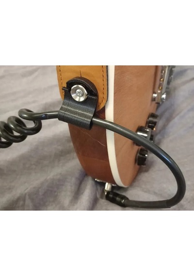2'si 1 Arada Gitar Aksesuarı: Askı Kilidi Ve Kablo Tutucu - 3d Baskı