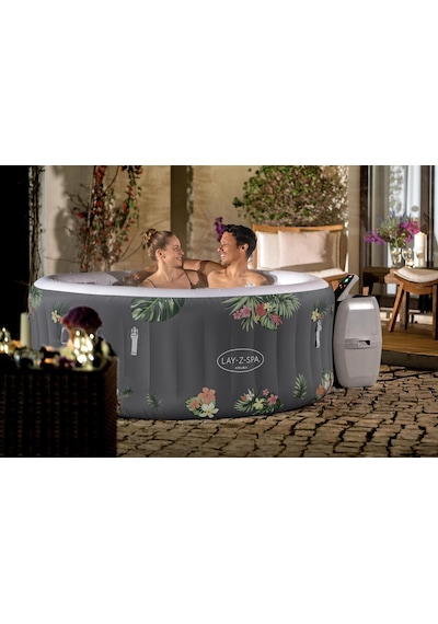Lay-z-spa 60061 Aruba Signature Airjet Şişme Spa Havuzu, 2-3 Kişilik Gri