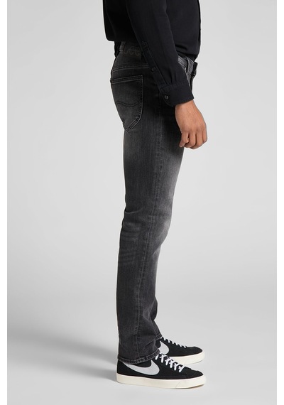 Lee Daren Straight Fit Normal Bel Denim Esnek Jean Kot Pantolon L707PYCB Koyu Gri