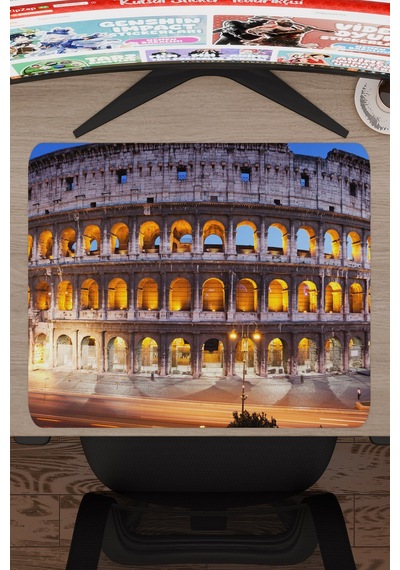 Roma İtalya V1 48x40 Xl Gaming Kauçuk Kaymaz Taban Mouse Pad Fare Altlığı