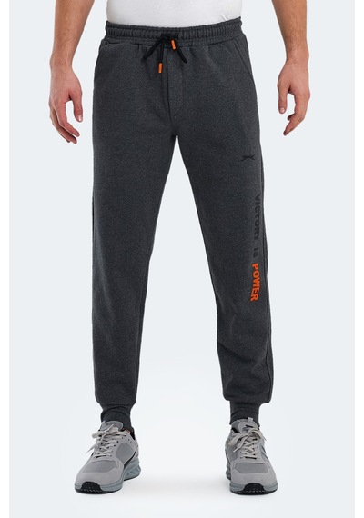 Slazenger Nahal I Erkek Cepli Koyu Gri Eşofman Altı Koyu Gri