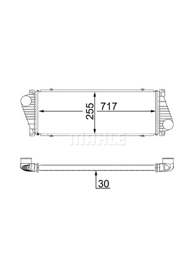 KNECHT CI18000S Turbo Radyatörü Intercooler -06 Lt35-Lt46-Sprinter