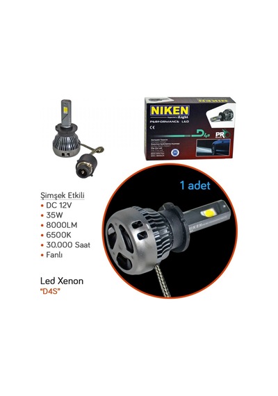 Niken D4s Led Xenon Pro Serisi 1 Adet 32w 8000 Lm