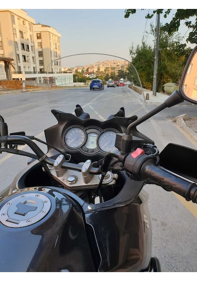 Motocam Suzuki V-strom Dl 1000 Ön Cam 2004-2010 Model 45cm Şeffaf Renkli 4mm