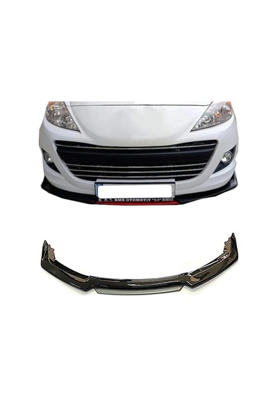 Peugeot 307 Gri Renkli Ön Lip 4 Prç P.siyah Abs