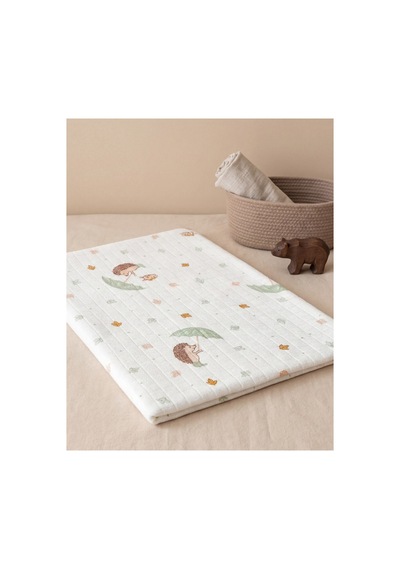 Tek Kat Müslin Bebek Örtüsü 75x85 Çok Renkli