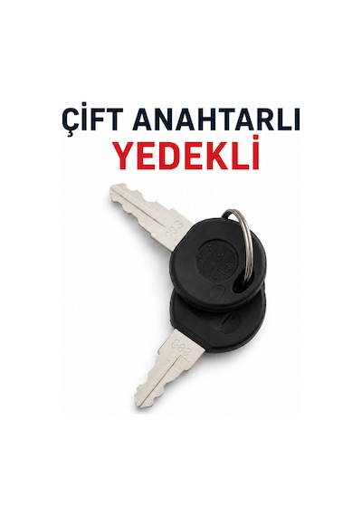 Metal Dolap Kilidi Kare Tip Çift Anahtarlı Çelik Dolap Çekmece Posta Kutusu Mobilya Kilidi