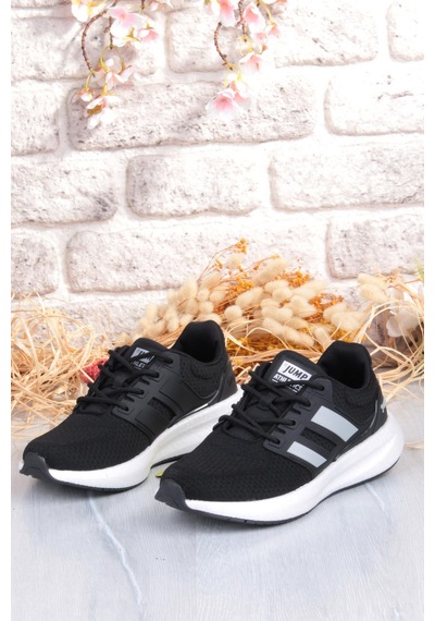 Jump 35132 Hafif Rahat Orijinal Ürün Sneaker Kadın Spor Ayakkabı Siyah - Beyaz