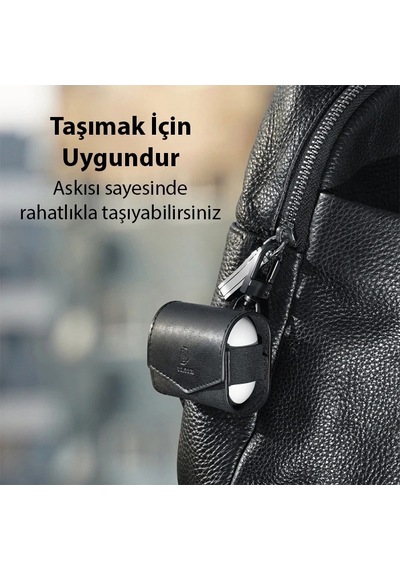 Dux Ducis Mix Series Apple AirPods Uyumlu 3 İçin Premium Mıknatıslı Deri Kılıf- 5775 Standart