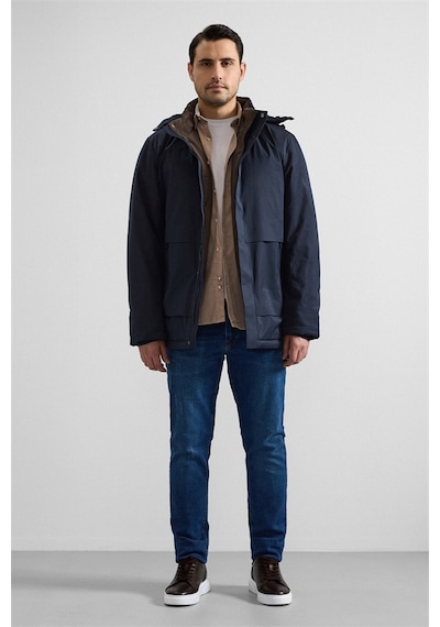 Süvari Lacivert Slim Cepsiz Mont Mn2008700504-m09 Lacivert