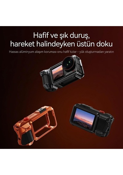 Djı Osmo Action 3/4/5 Pro İle Uyumlu Quick Release Cage Dj5