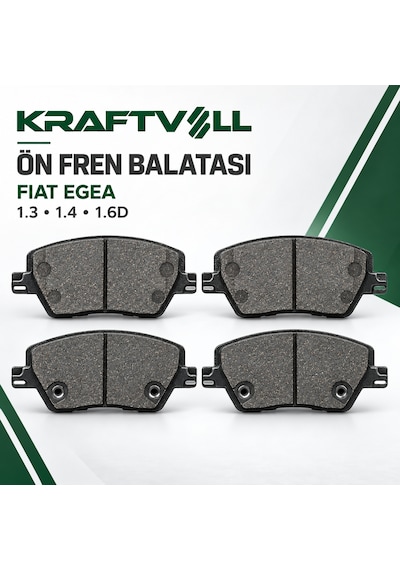 Kraftvoll Fiat Egea 1.3 1.4 1.6 Ön Fren Balata Takımı