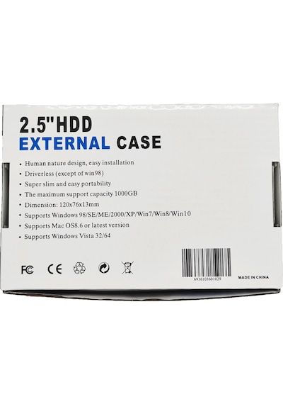 HDD Kutu Harddisk Kutu Usb 2.0 2.5 İnch