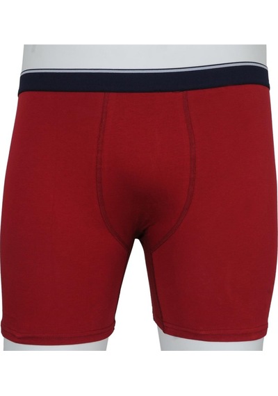 Moc Grande Mocgrande Erkek Büyük Beden Likralı Uzun Paça Boxer 11906 Bordo