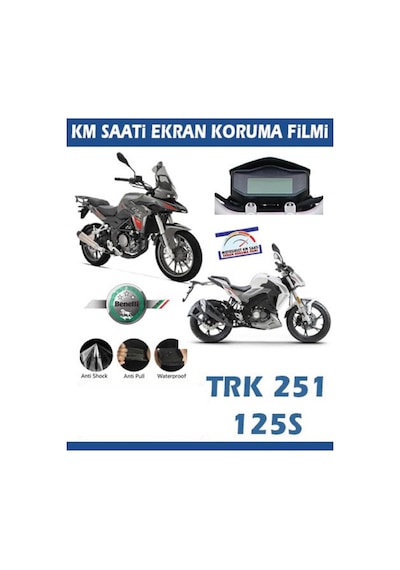 Benelli Trk 251 / 125s Serisi Motosiklet Ekran Km Koruyucu