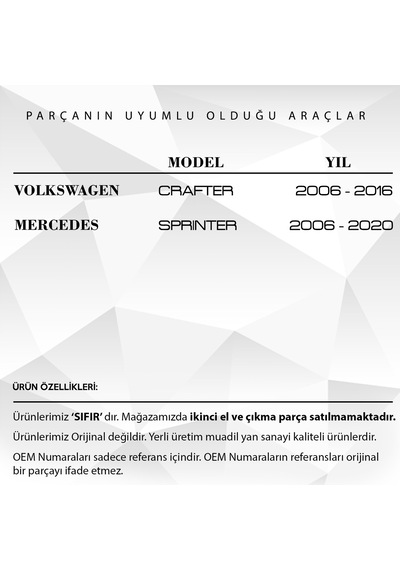 Volkswagen Crafter, Mercedes Sprinter İçin Viraj Lastiği