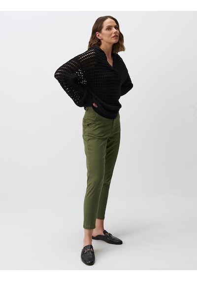 Jimmy Key Haki Normal Paça Cepli Gabardin Pantolon 24spapav2312 Haki