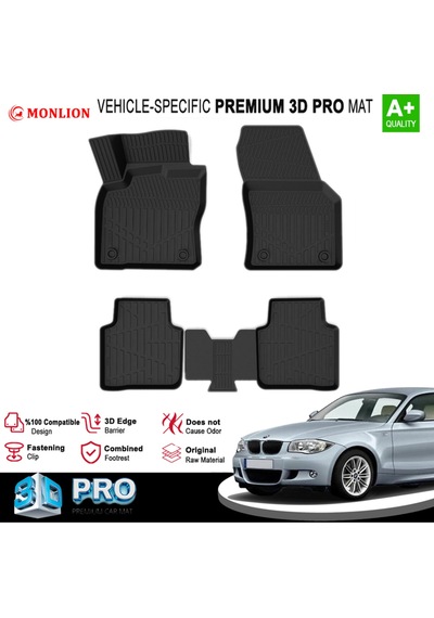Bmw 1 Serisi F87 3d Pro Havuzlu Paspas 2004-2010