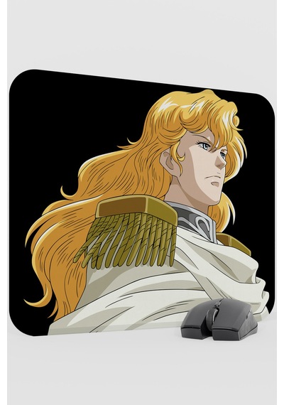 Ginga Eiyuu Densetsu Anime V1 - 48x40 Xl Gaming Kauçuk Kaymaz Taban Mouse Pad Fare Altlığı