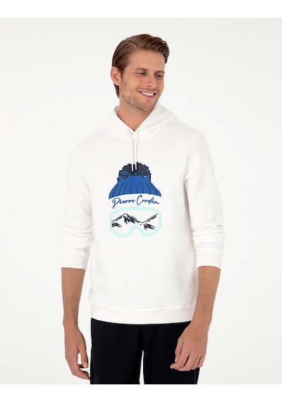 Pierre Cardin Erkek Ekru Sweatshirt 50293147-vr019 Ekru