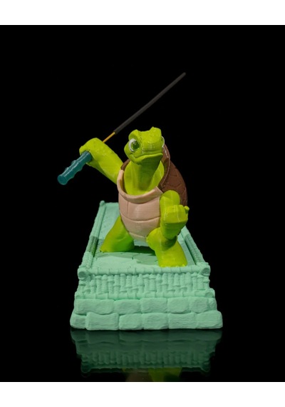 Kaplumbağa Figürlü Dekoratif Tütsülük 29x13x9 Cm - 3d Baskı