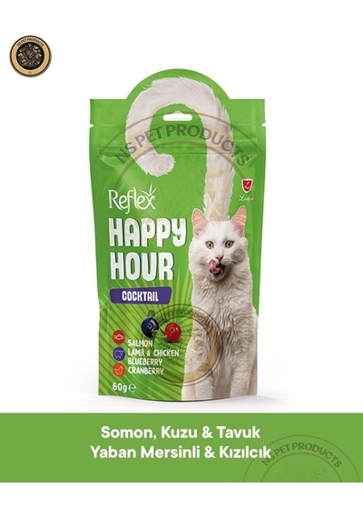Reflex Happy Hour Kokteyl Kedi Ödül Maması 60 Gram
