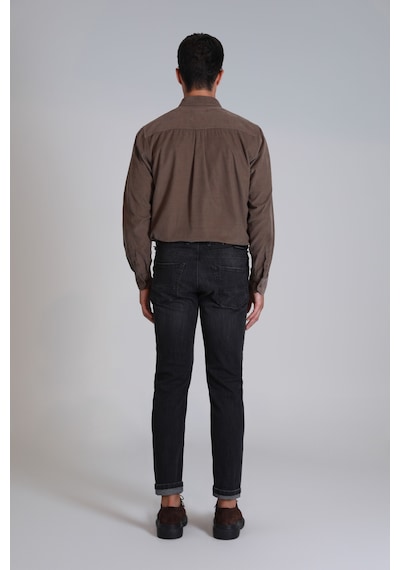 Lufian Owen Smart Jean Erkek Pantolon Slim Fit Grey Grey 112200220100151 Grey