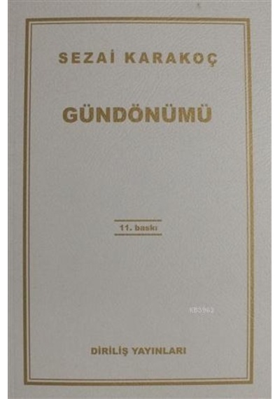 Gündönümü - Sezai Karakoç - Diriliş Yayinlari