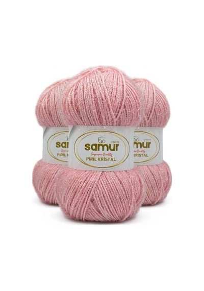 Pırıl Kristal Simli 251 Pudra 100 Gram-220 Metre 3 Adet