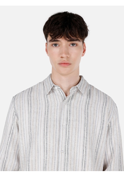 Colin's Colins Regular Fit Shirt Yaka Çizgi Desenli Ekru Erkek Uzun Kol Gömlek Cl1068825 Q1.v1 Ecr Ekru Colin's Colins Regular Fit Shirt Yaka Çizgi Desenli Ekru Erkek Uzun Kol Gömlek Cl1068825 Q1.v1 Ecr Ekru