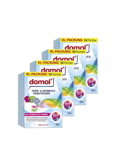 Domol Renk Ayırıcı Mendil 50'Li 4 Adet