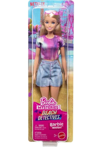 Barbie Mysteries: Beach Detectives Malibu Bebek Jfv63