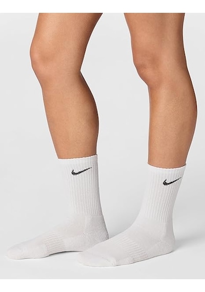 Nike Everyday Pamuklu Unisex Beyaz 3'lü Çorap