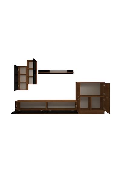 Decoraktiv Eko 6b Slm Dvd Tv Ünitesi Tv Sehpası Ceviz - Siyah