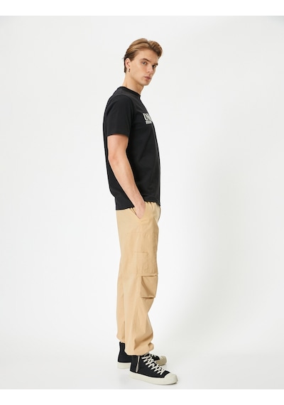 Koton Oversize Paraşüt Pantolon Kargo Cep Detaylı Bej 4sam40051hw Ekru Koton Oversize Paraşüt Pantolon Kargo Cep Detaylı Bej 4sam40051hw Ekru