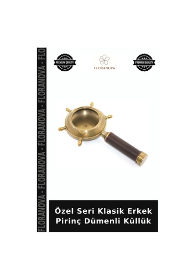 Özel Seri Klasik Erkek Pirinç Dümenli Küllük