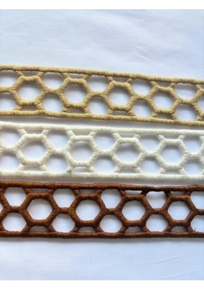 Tasarımlı Dekoratif Şerit Aksesuarı Kahverengi