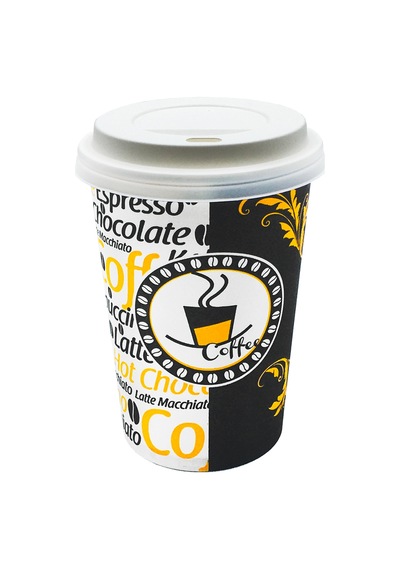 12 Oz Plastik Kapaklı Karton Latte Bardak 300 ML 100 Adet Beyaz 12 Oz Plastik Kapaklı Karton Latte Bardak 300 ML 100 Adet Beyaz