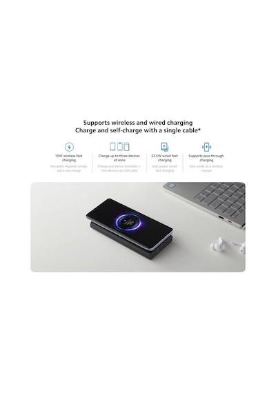 Xiaomi 10W Wireless Power Bank 10000