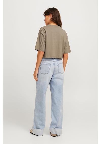 Jjxx Jxandrea Loose Sstee Jrs Bej Kadın Kısa Kol T-shirt Bej