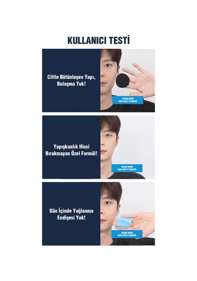 Dashu Mens Aqua Matt Cushion Spf50+ Pa+++ Bej
