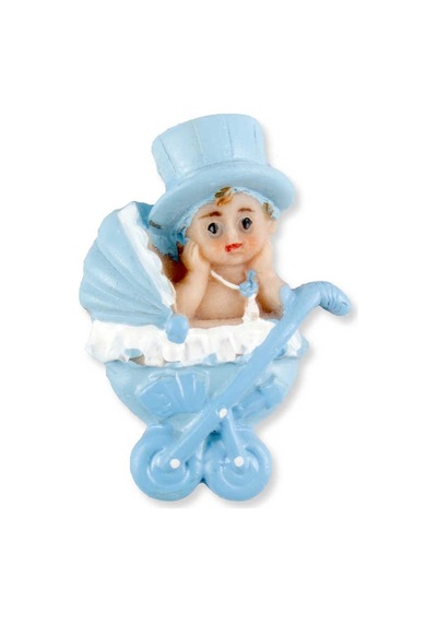 Bebek Pusetli ve Şapkalı Magnet Mavi Pk:20-Kl:720 Mavi