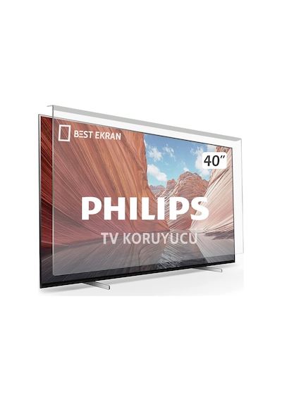 Best Ekran Philips Uyumlu 40" 102 CM TV Ekran Koruyucu Paneli