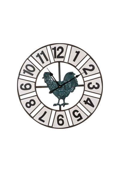 Vitale Farm Metal Duvar Saati 69X69 Cm Ak.Eq0058 Çok Renkli