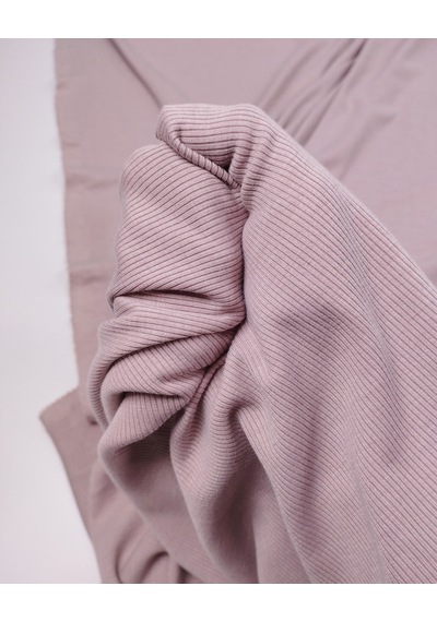 Küllü Açık Pembe Kaşkorse Örme Kumaş Esnek Yumuşak Bluzluk En: 120cm-11961
