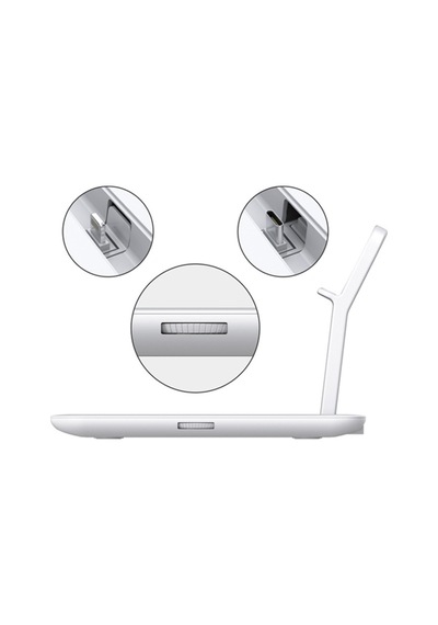 Ally 4 In1 15W Kablosuz Hızlı Şarj Standı Apple Uyumlu iPhone +Iwatch+Airpods (305122747)