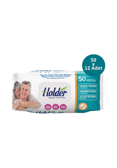 Önlem Holder Vücut Temizleme Havlusu 50 X 12 Adet 2XL