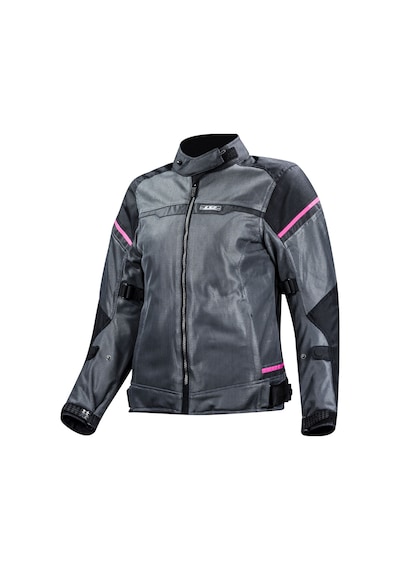 Ls2 Rıva Kadın Mont Siyah - Gri - Pembe